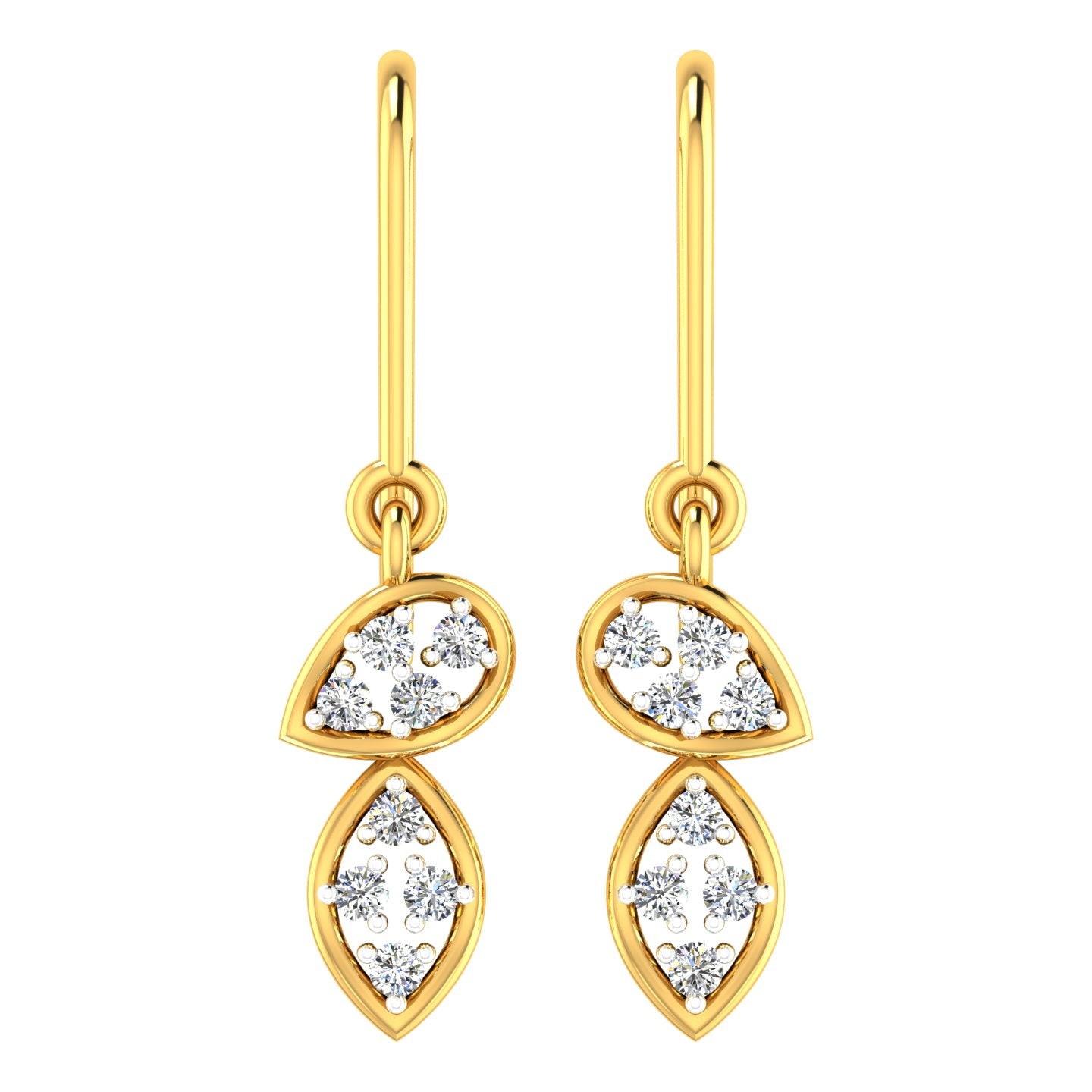 Elegant Diamond Hanging Drop