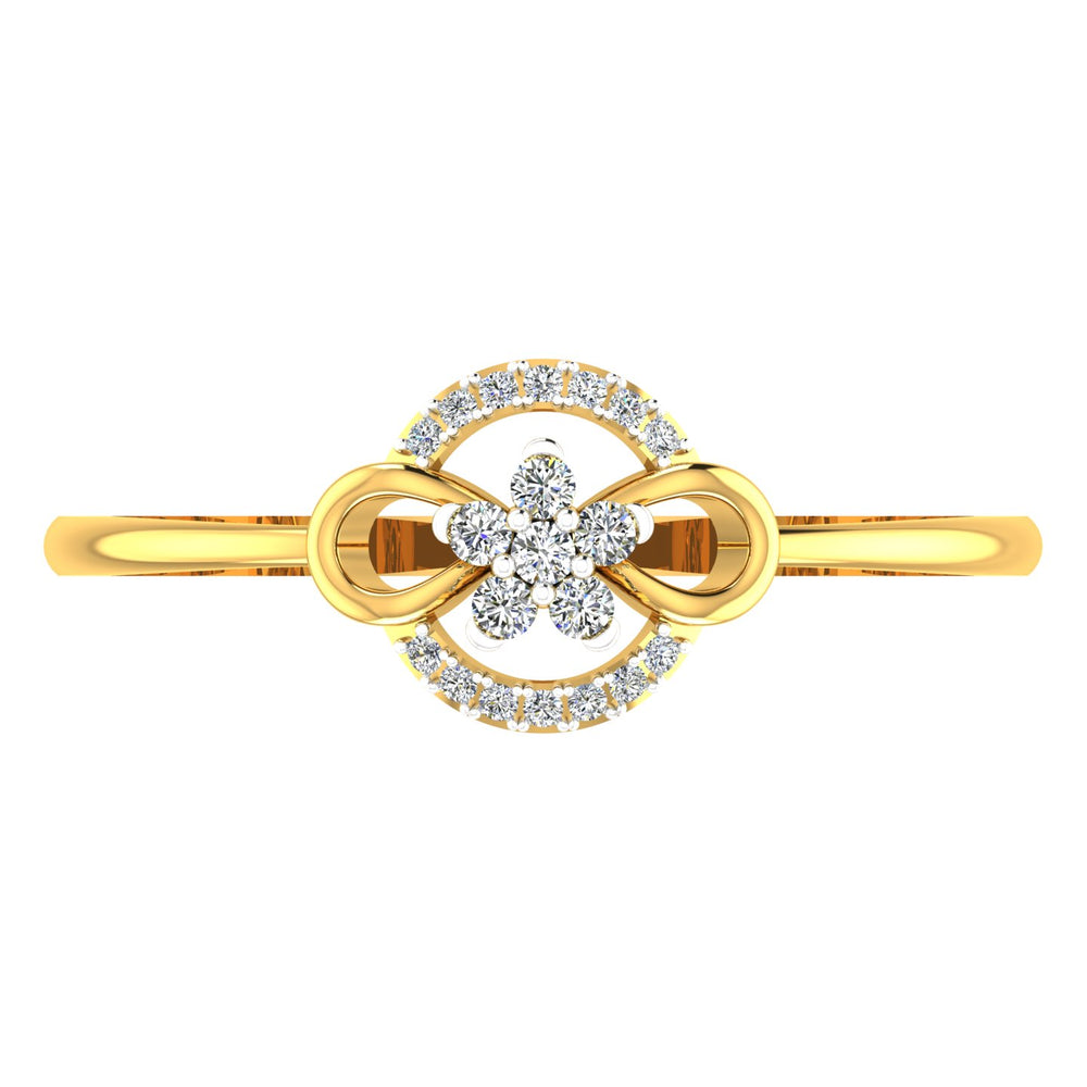 Infinity Bloom Diamond Ring