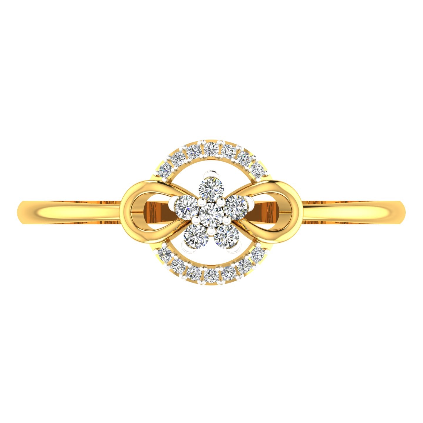 Infinity Bloom Diamond Ring