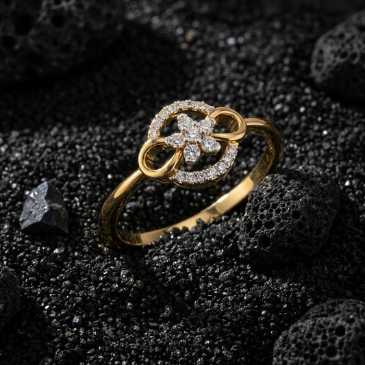 Infinity Bloom Diamond Ring