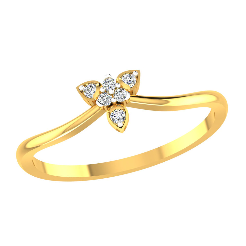Flora Shine Gold Ring