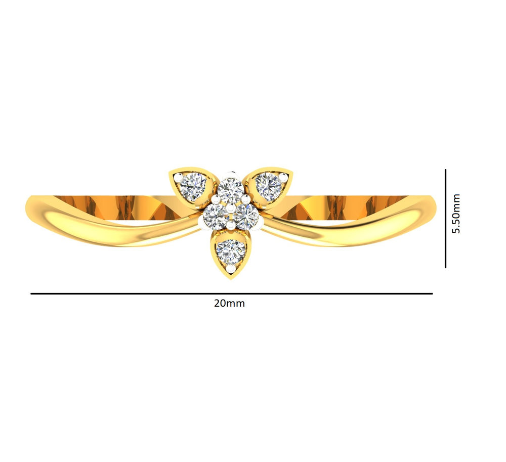 Flora Shine Gold Ring