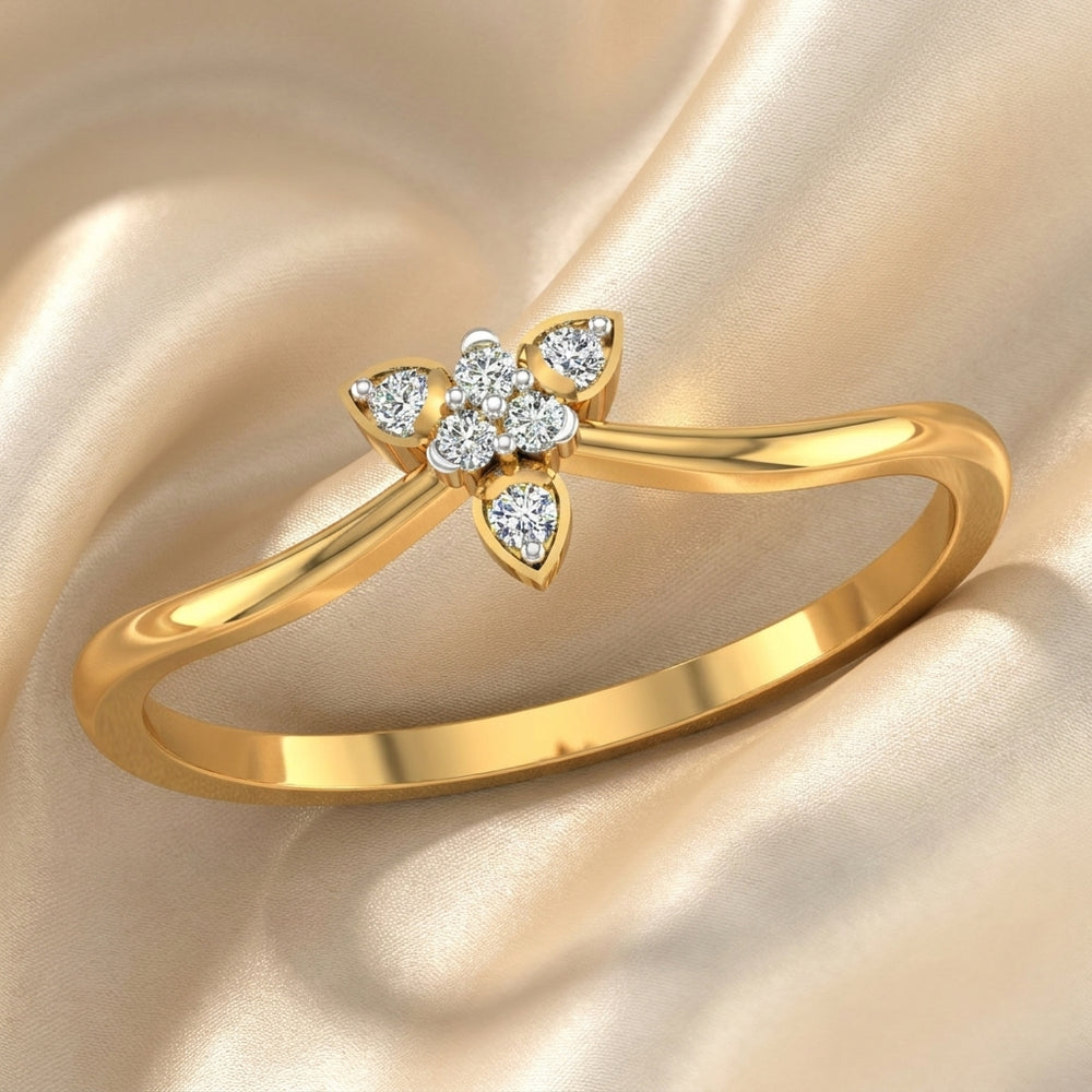 Flora Shine Gold Ring