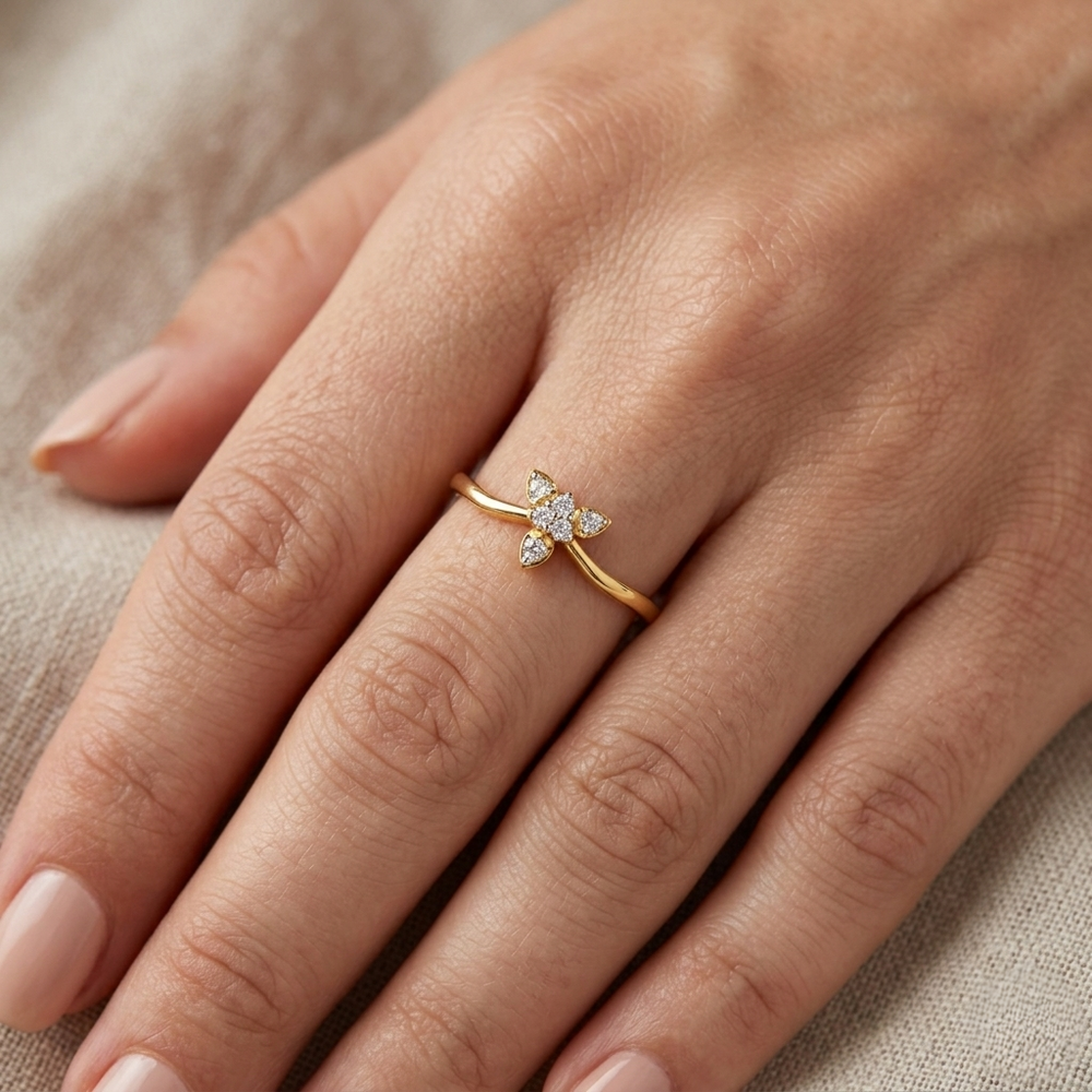 Flora Shine Gold Ring