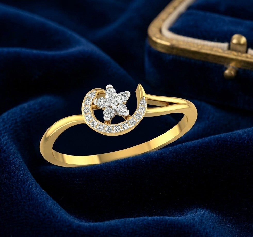 Luna Bloom Diamond Ring