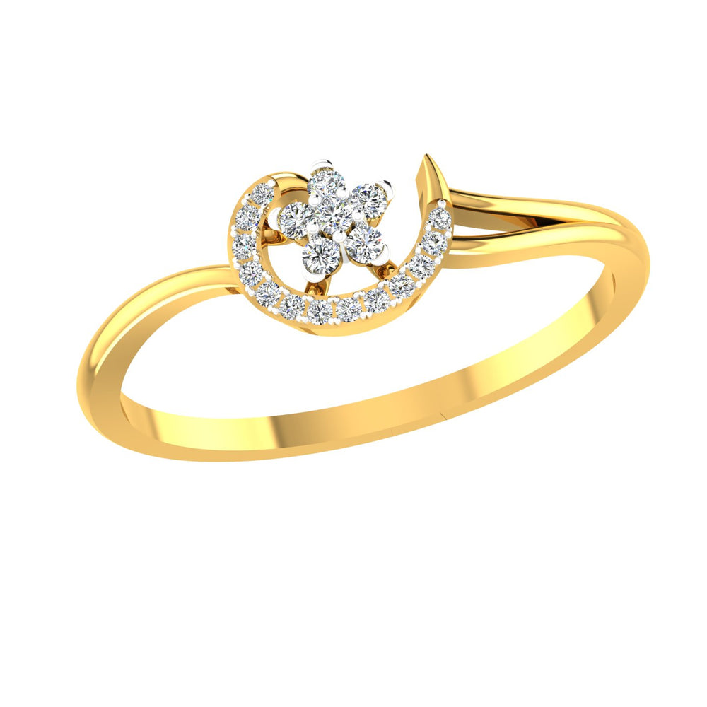 Luna Bloom Diamond Ring