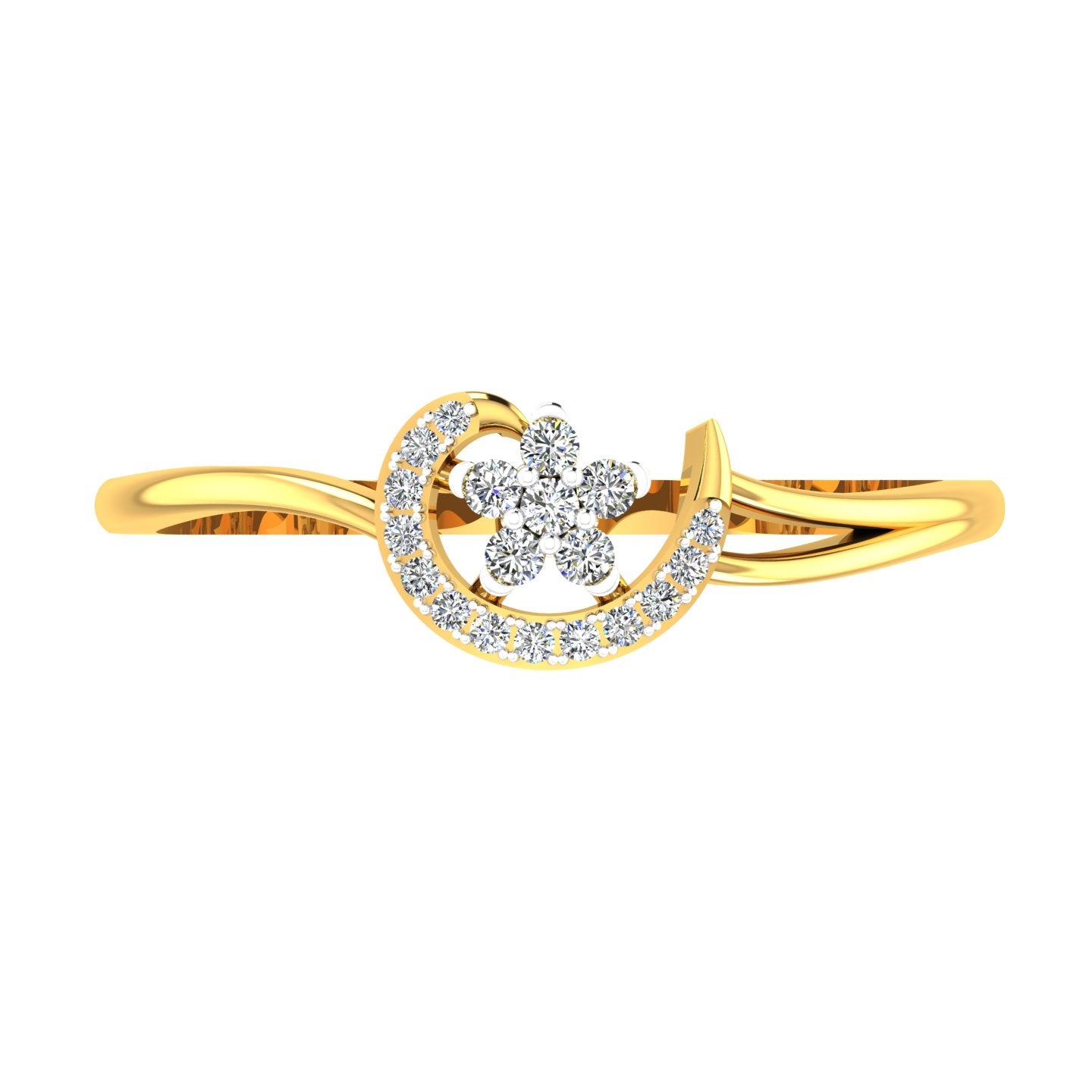 Luna Bloom Diamond Ring