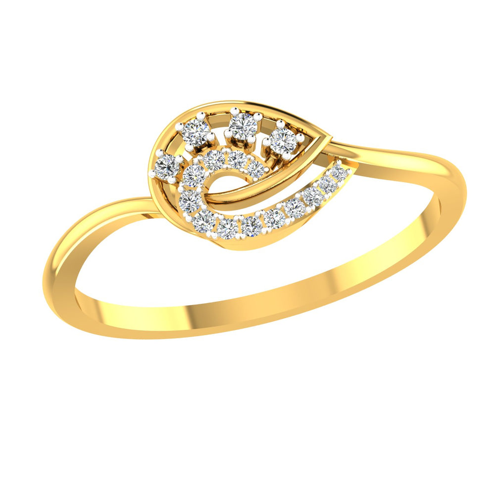 Royal Paisley Diamond Ring