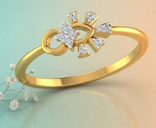 Golden Firework Ring