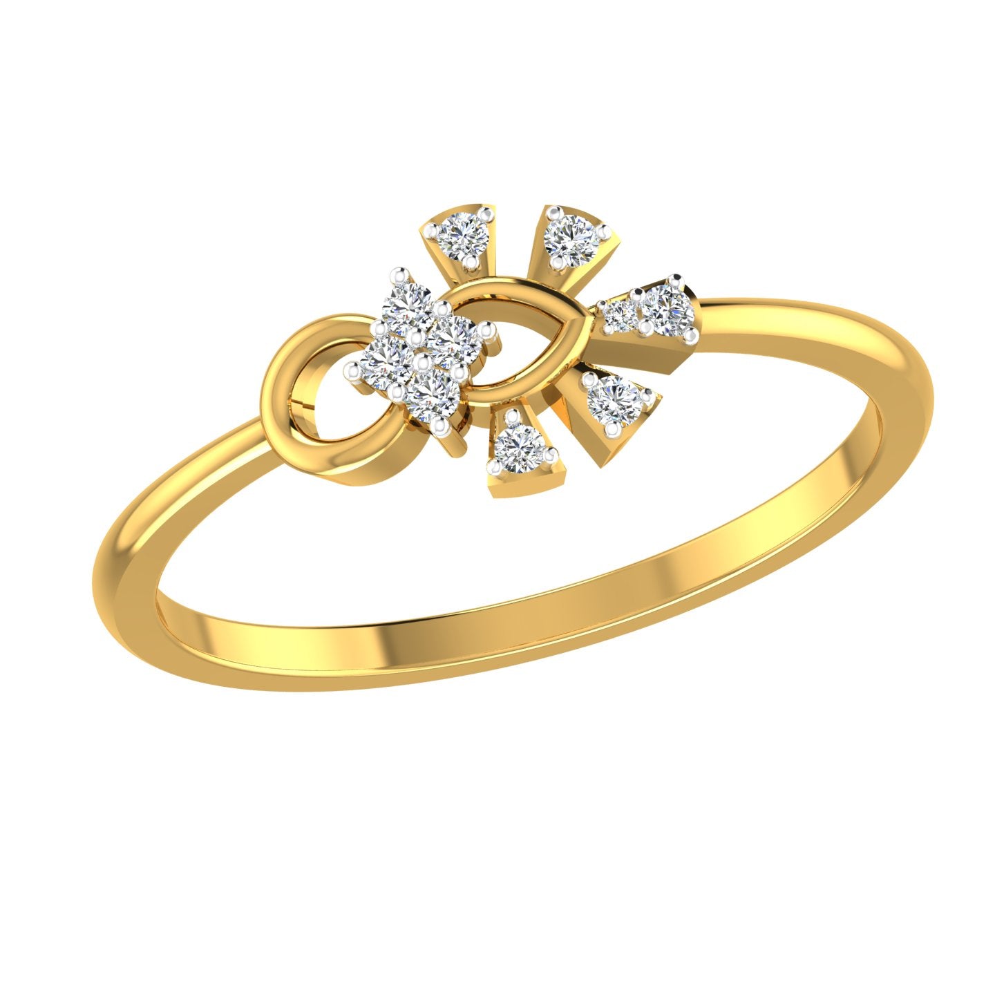 Golden Firework Ring