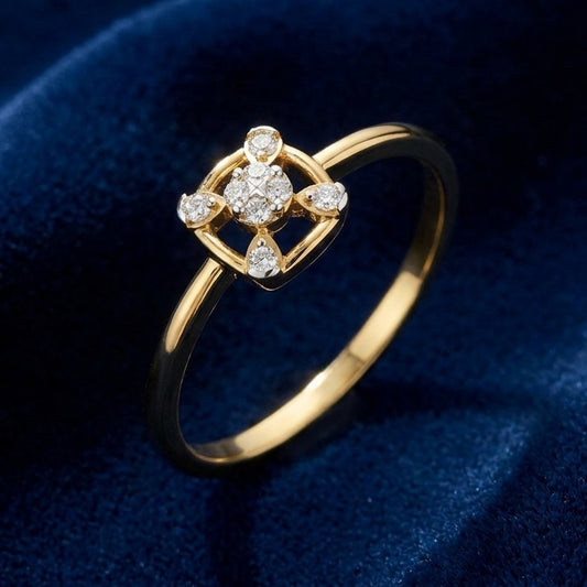 Royal Bloom Gold Ring