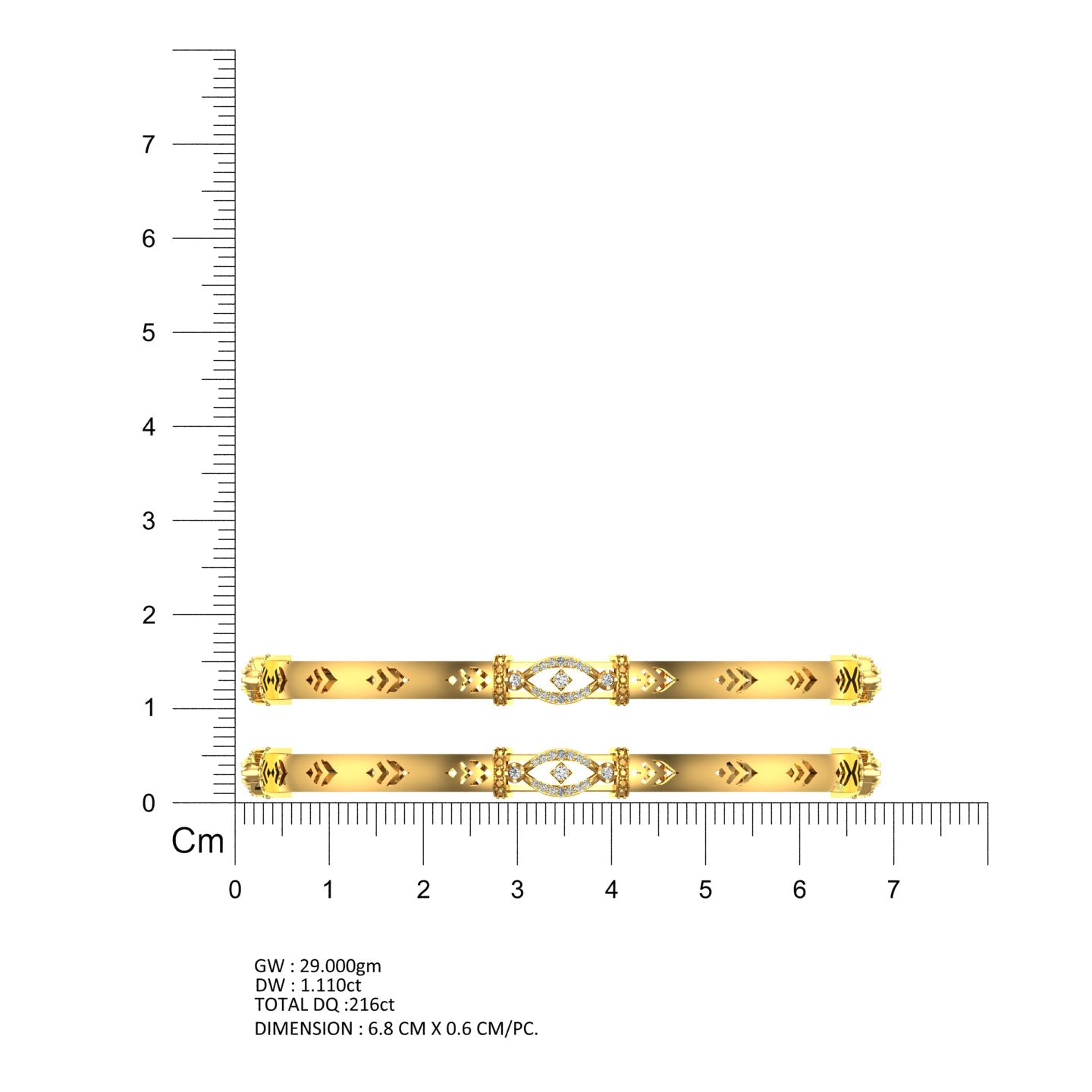 Regal Charm Designer Bangles