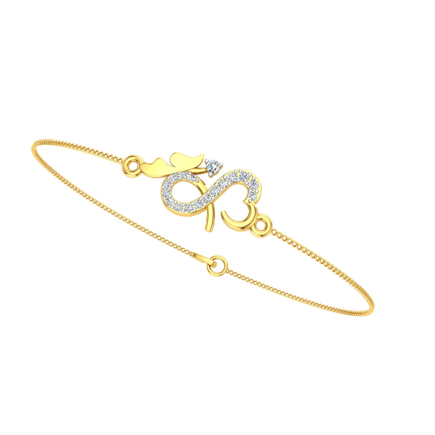 Infinity Heart Diamond Bracelet