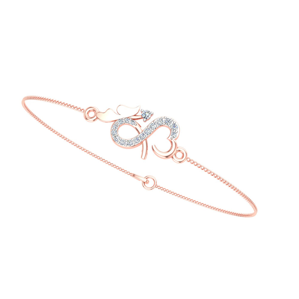 Infinity Heart Diamond Bracelet