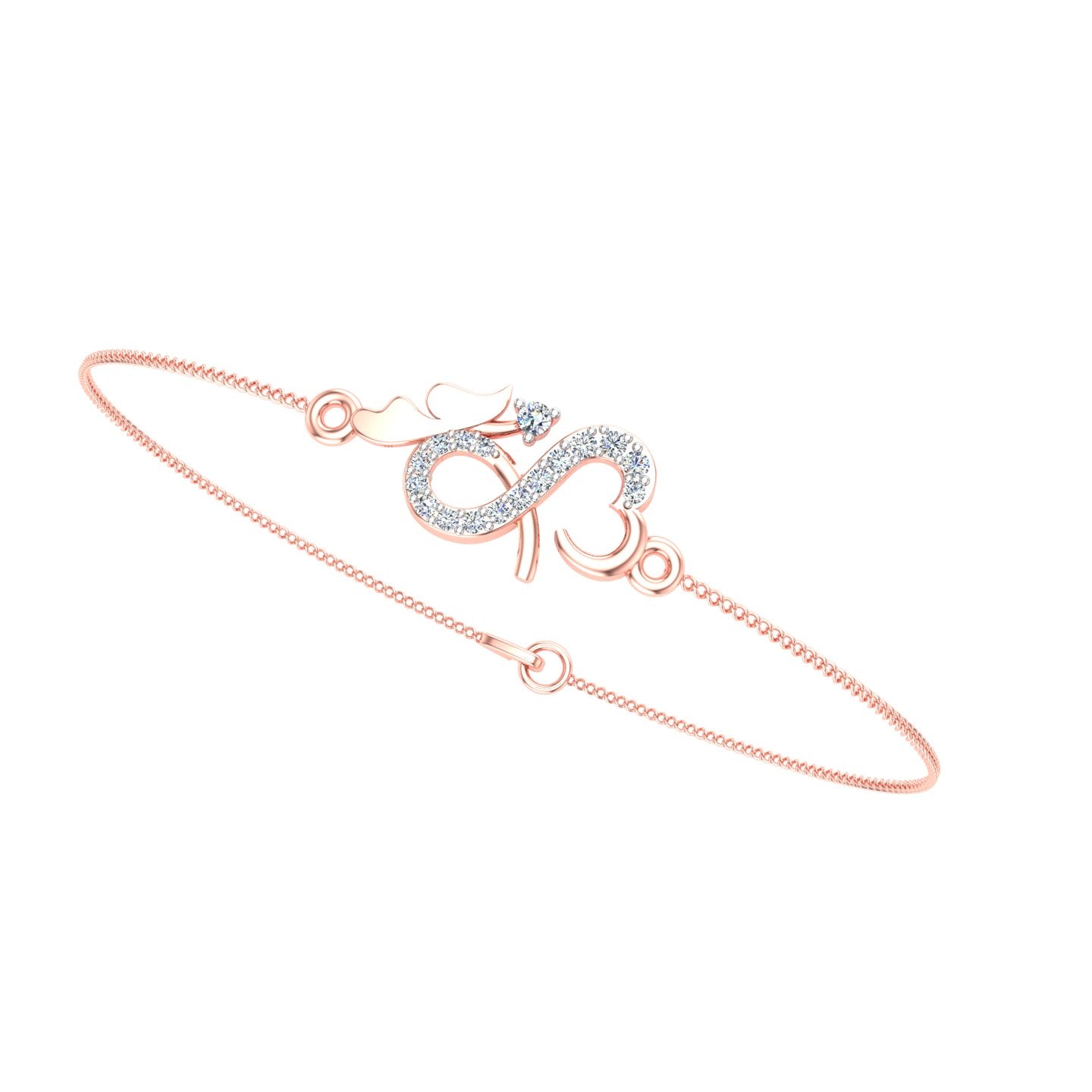 Infinity Heart Diamond Bracelet