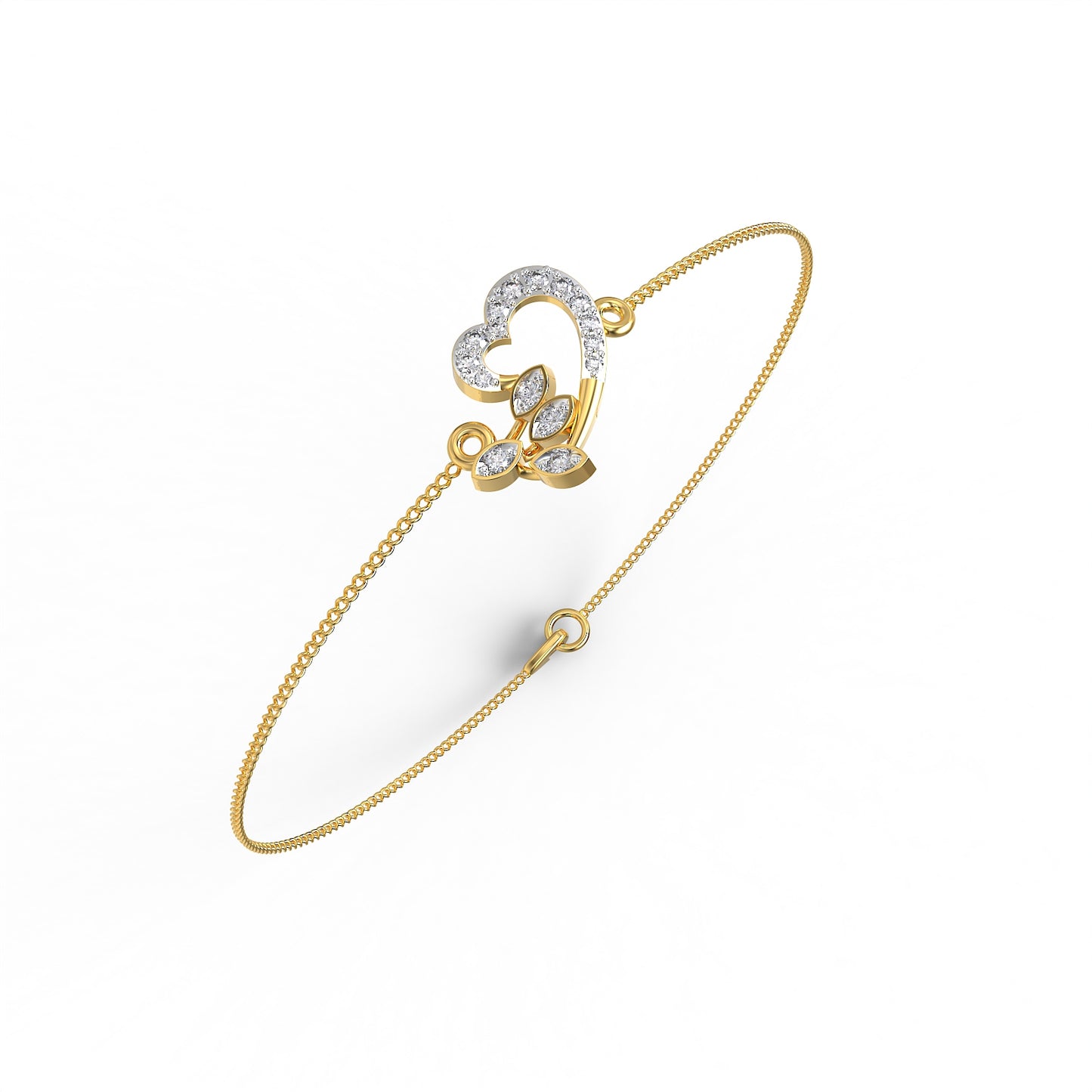 Heartvine Diamond Bracelet