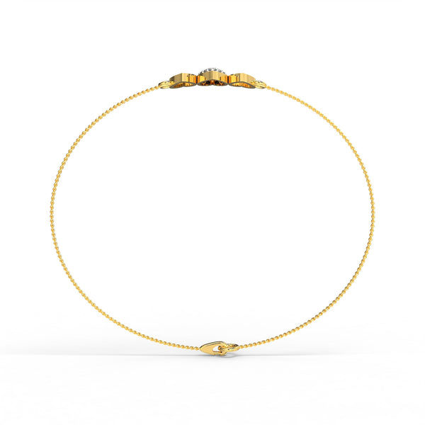 Twin Hearts Diamond Bracelet hover image