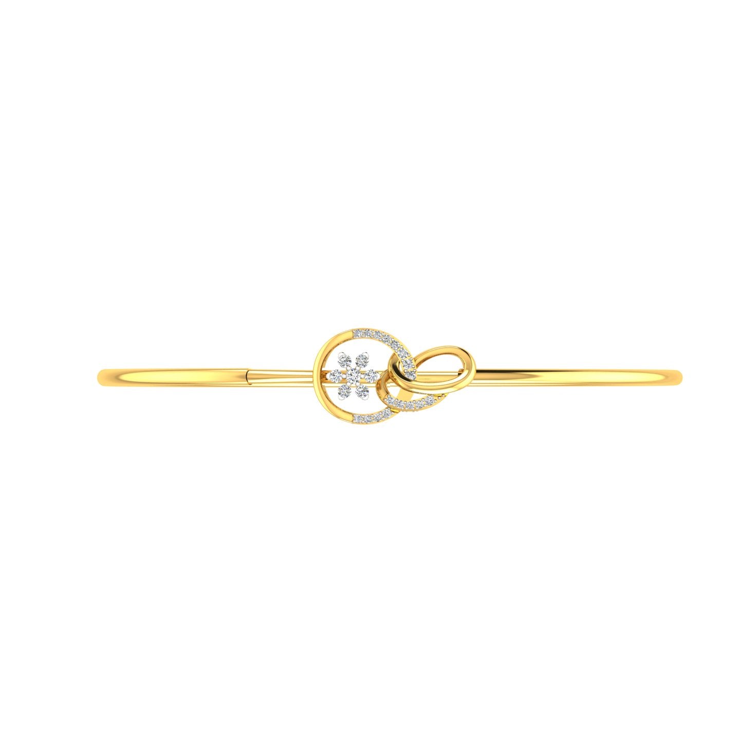Twin Hearts Diamond Bracelet