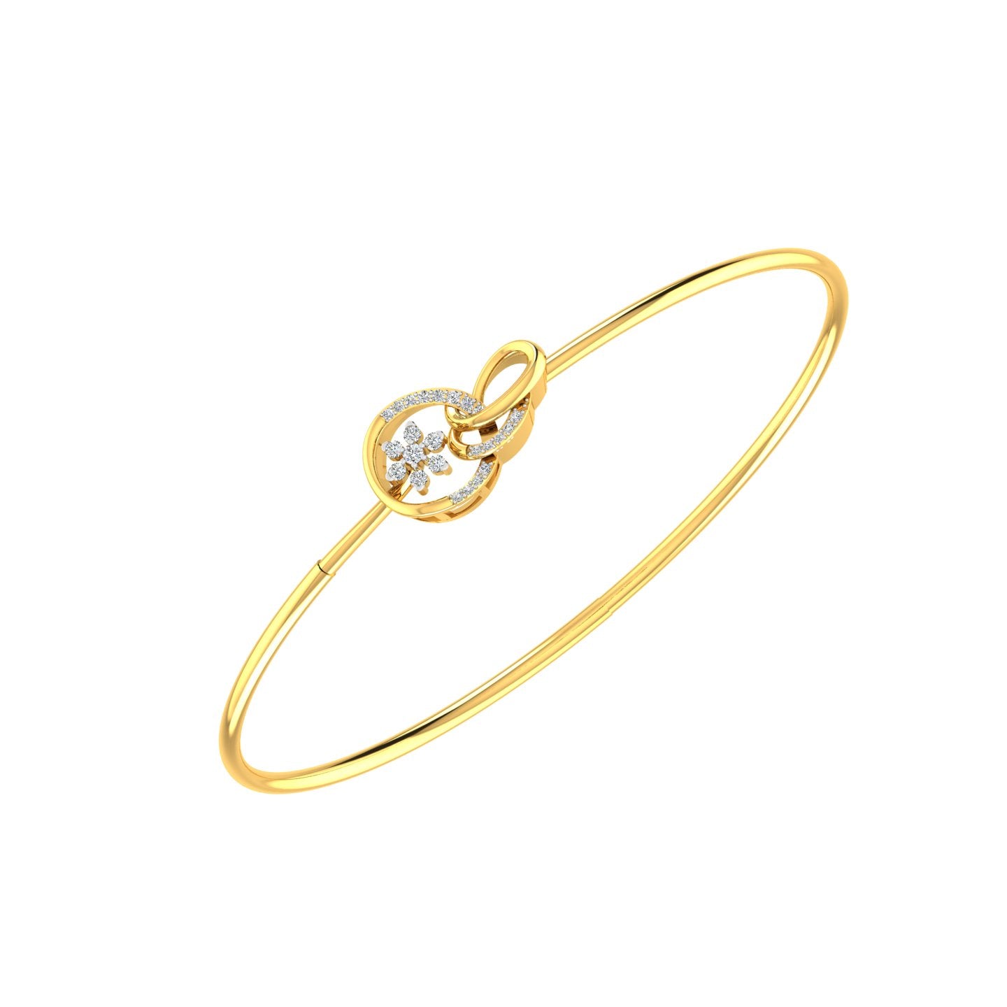 Ryna Diamond Oval Bracelet