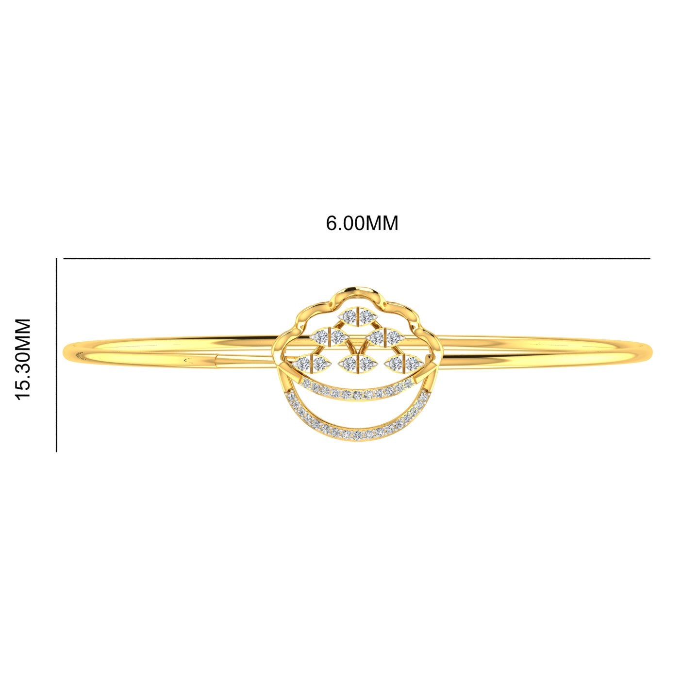 Triangular Toggle Chain Bracelet