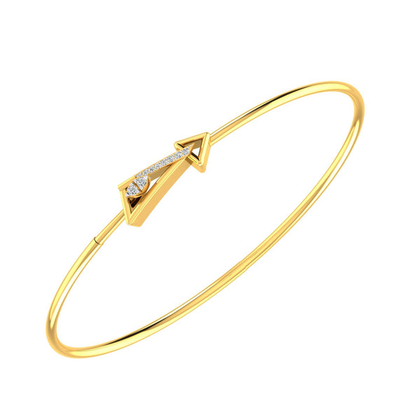 Lespa Trio Diamond Clip Bangle hover image