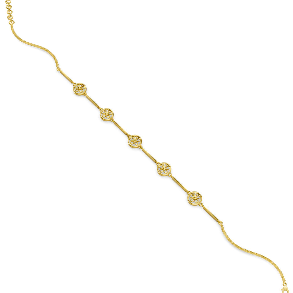 Floral Orbit Bracelet