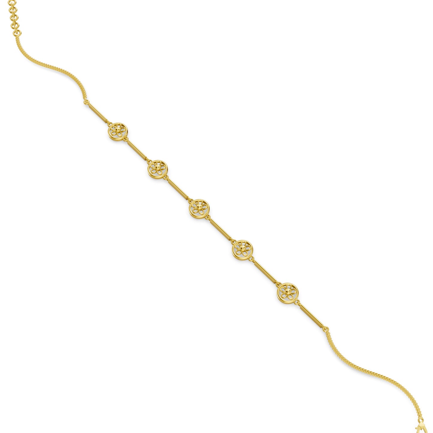 Floral Orbit Bracelet
