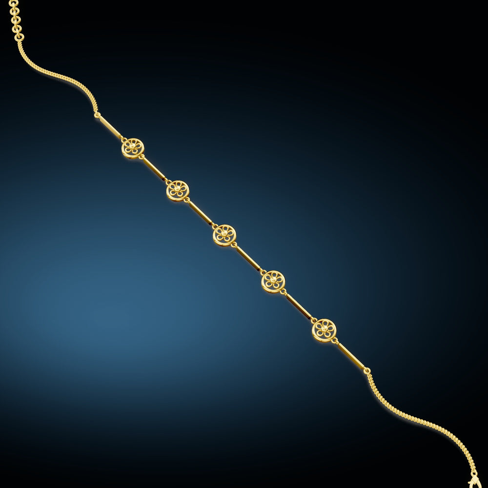 Floral Orbit Bracelet