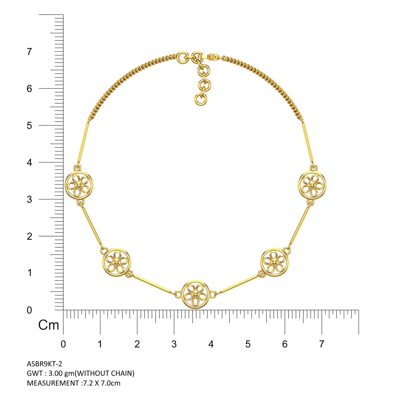 Floral Orbit Bracelet