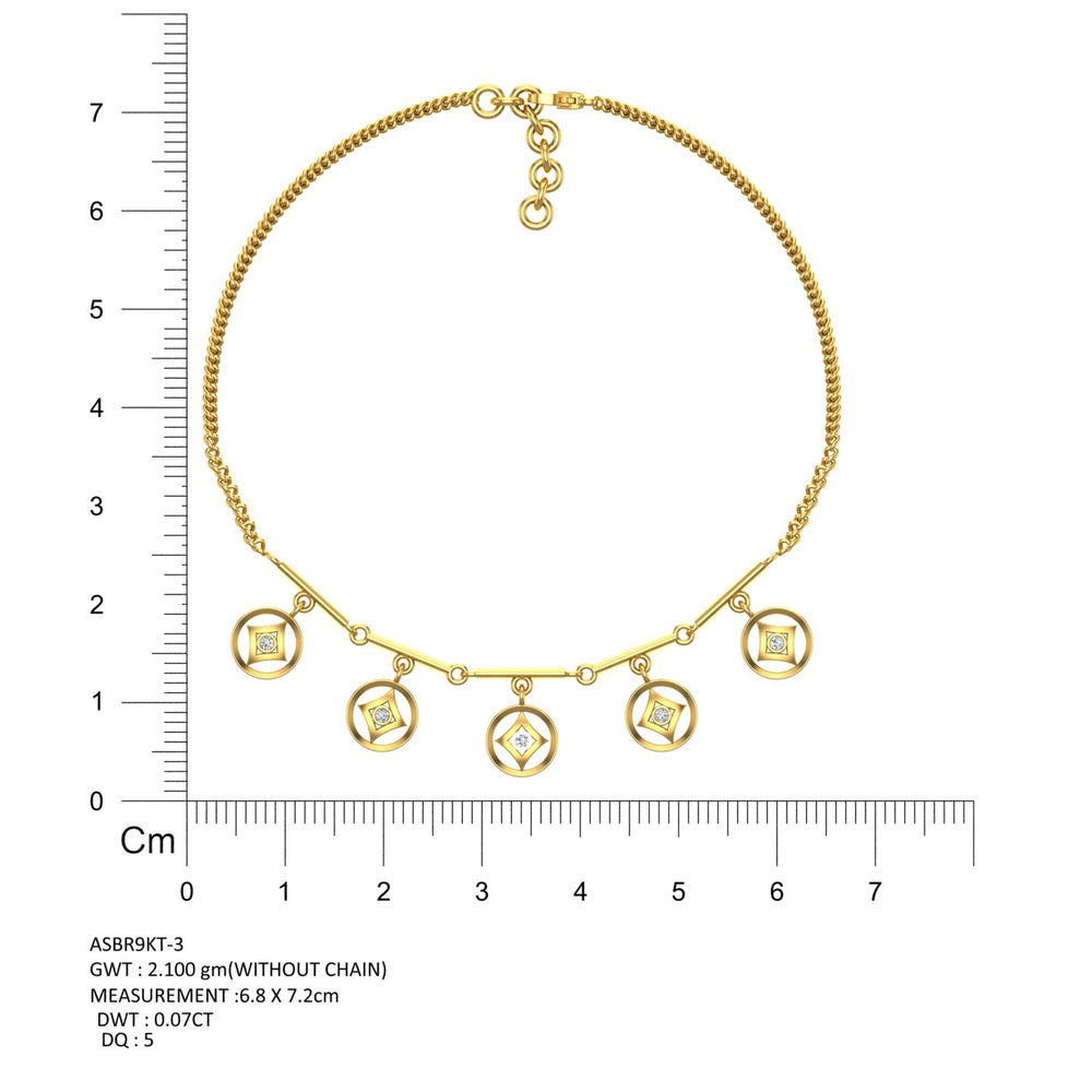 Celestial Charm Cascade Bracelet