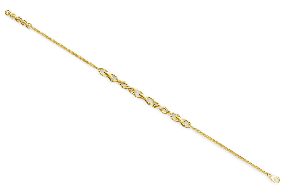 Infinity Leaf Bracelet
