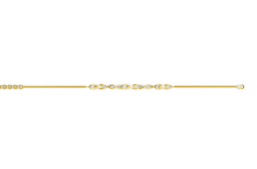 Infinity Leaf Bracelet