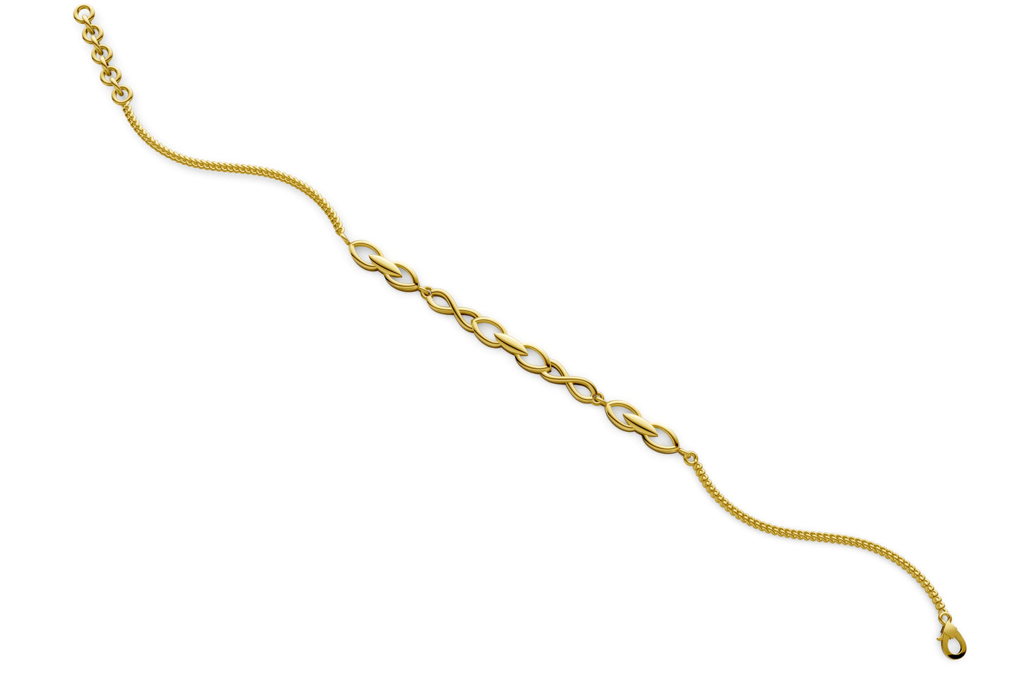 Infinity Leaf Bracelet