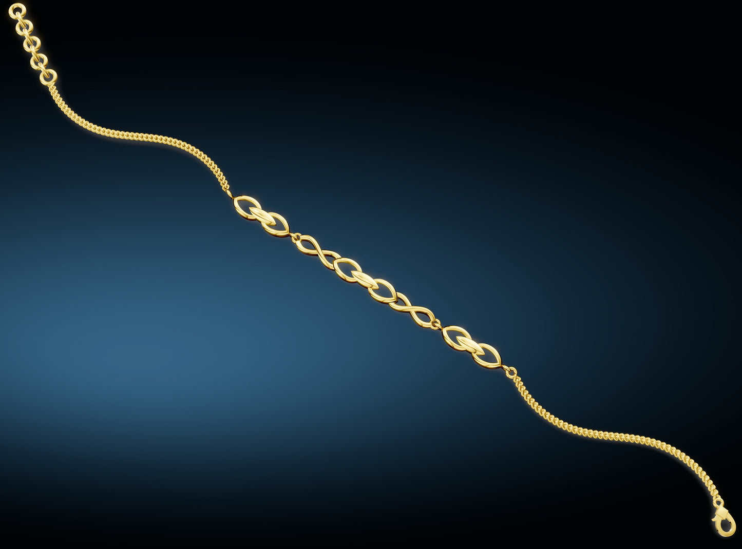 Infinity Leaf Bracelet