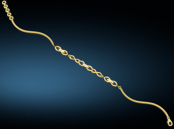 Infinity Leaf Bracelet