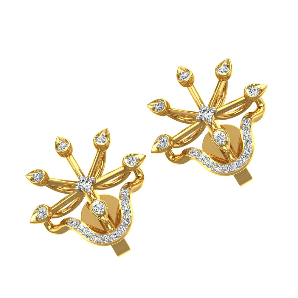 Light weight Diamonds Earrings