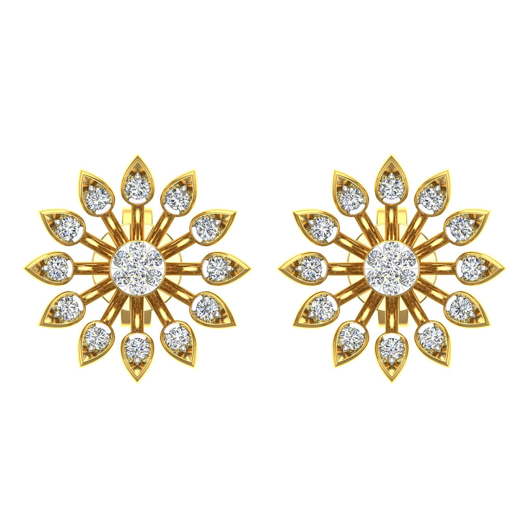 Royal Diamond Lattice Studs