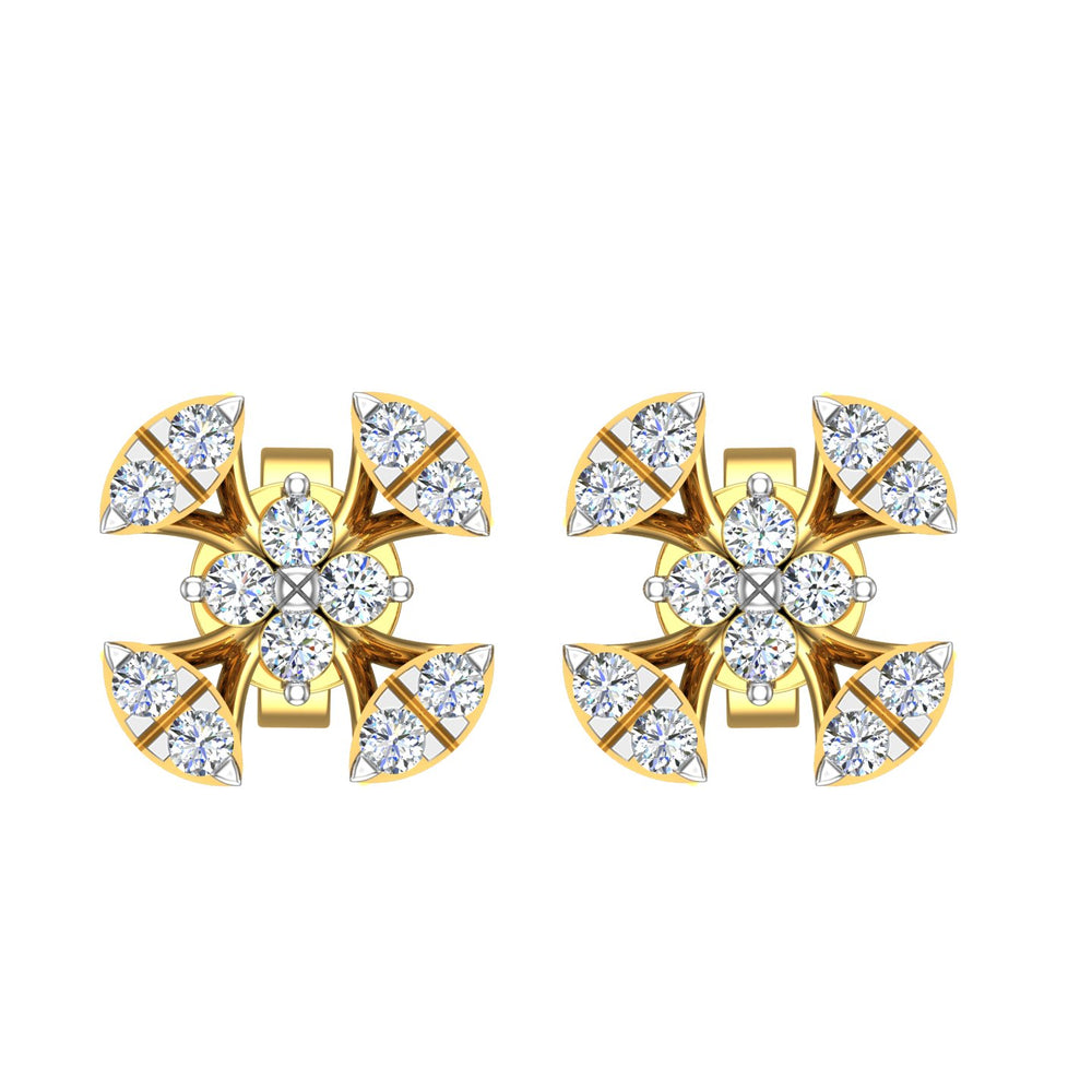 Mountain Treasure Diamond Earrings