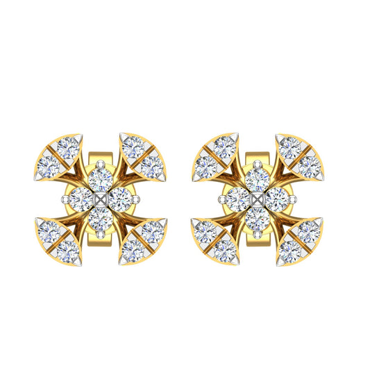 Mountain Treasure Diamond Earrings