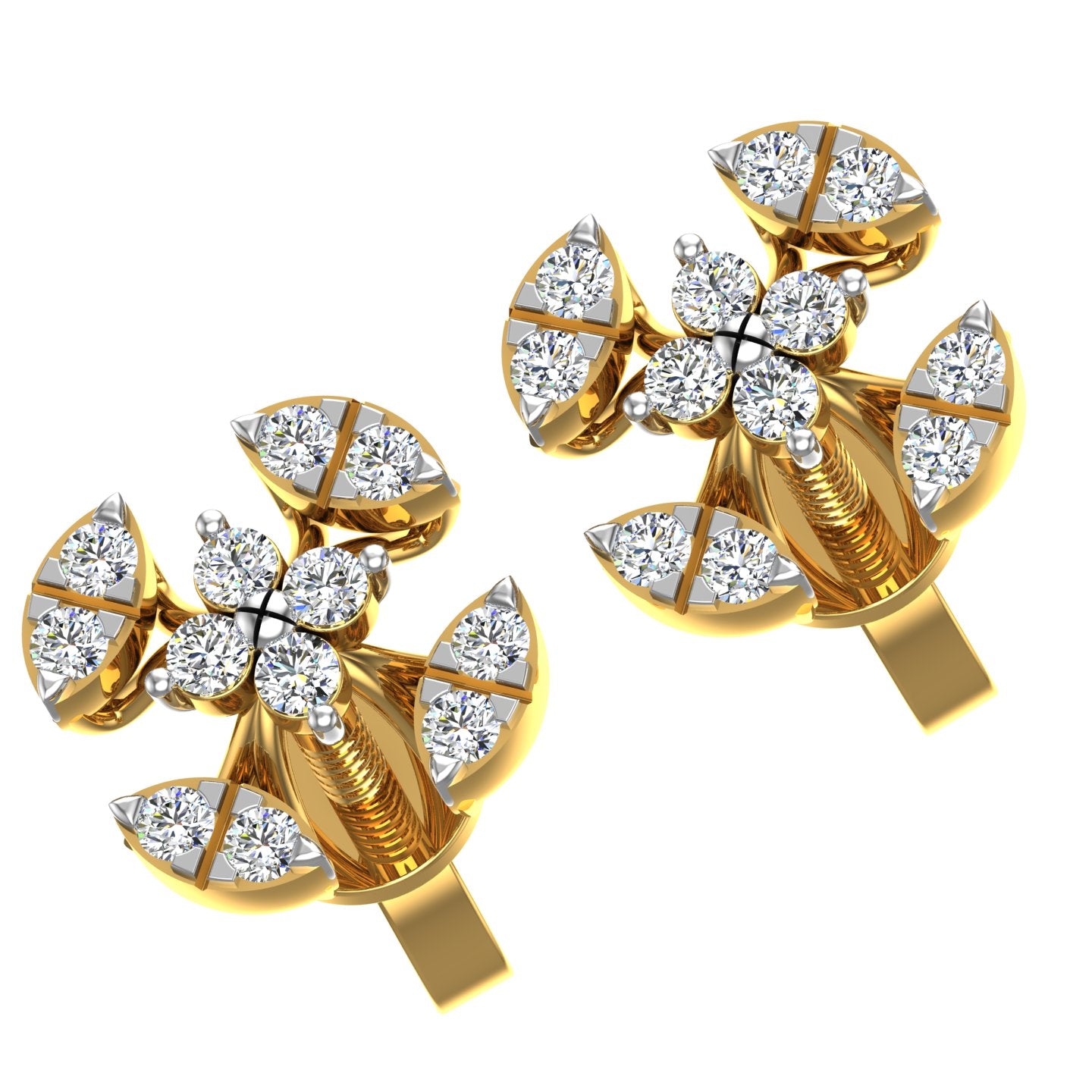 Mountain Treasure Diamond Earrings