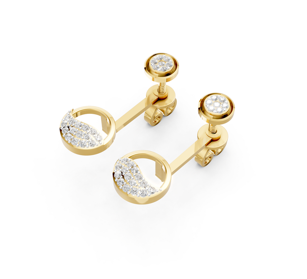 Luna Cascade Diamond Ear Tops