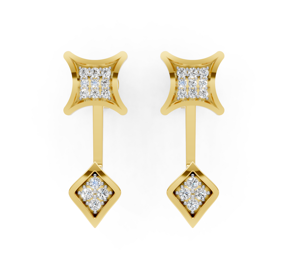 Regal Duo Diamond Ear Tops