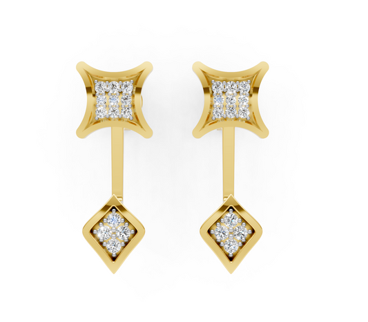 Regal Duo Diamond Ear Tops