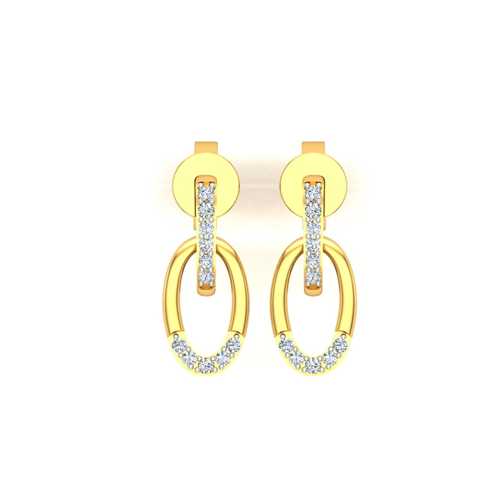 Oval Link Diamond Tops