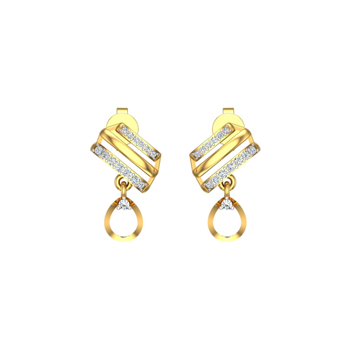 Imperial Link Drop Diamond Tops