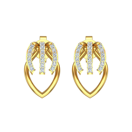Imperial Loop Diamond Ear Tops