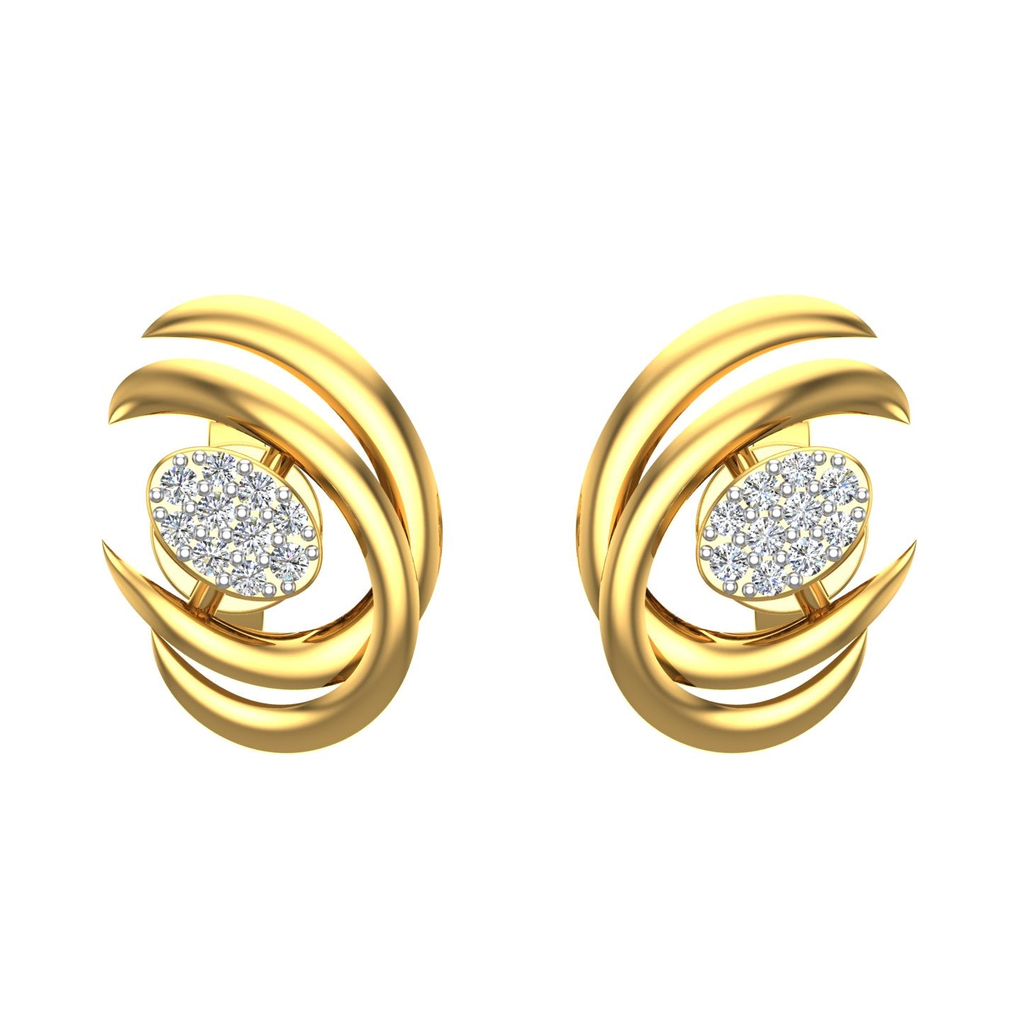Golden Vortex Diamond Tops