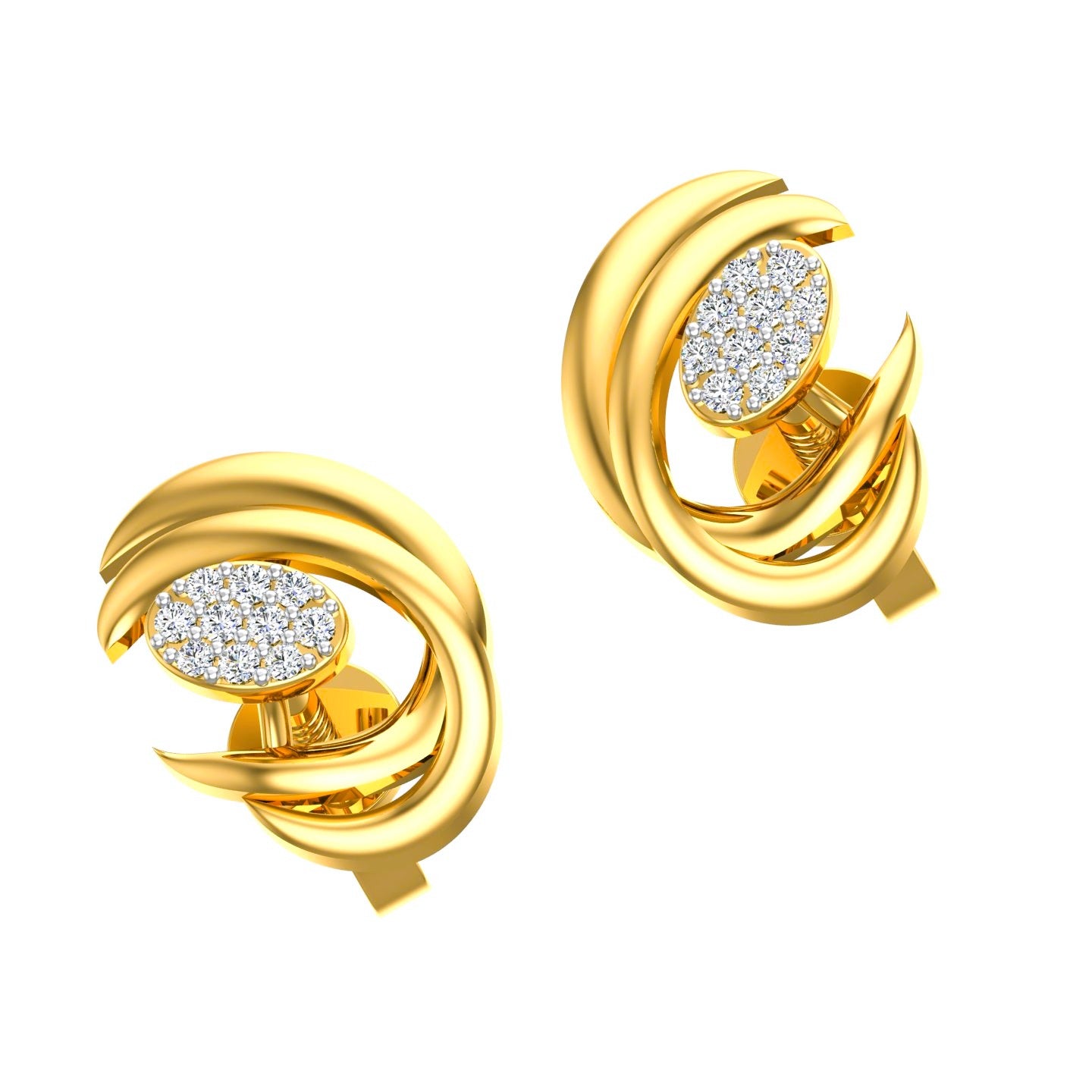 Golden Vortex Diamond Tops
