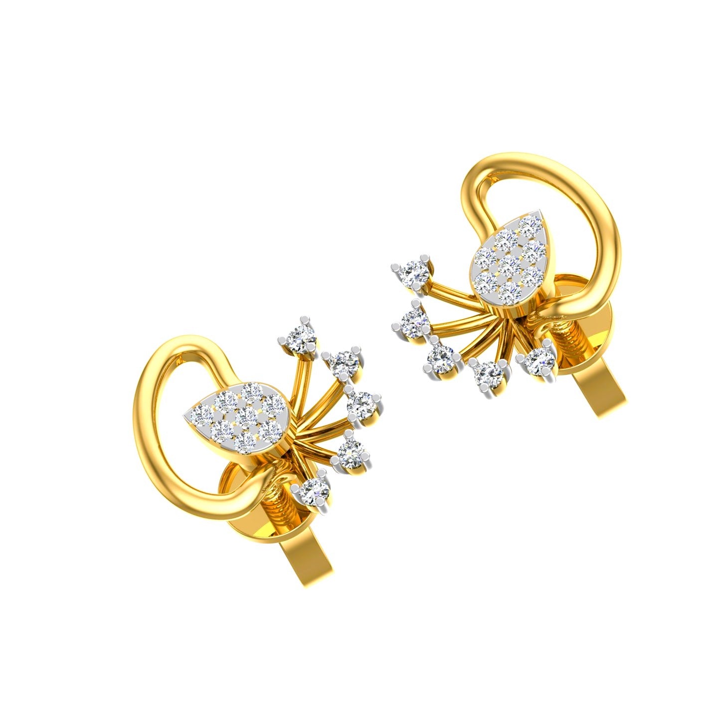 Royal Peacock Bloom Diamond Tops