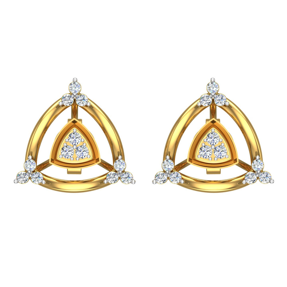 Light weight Diamonds Earrings